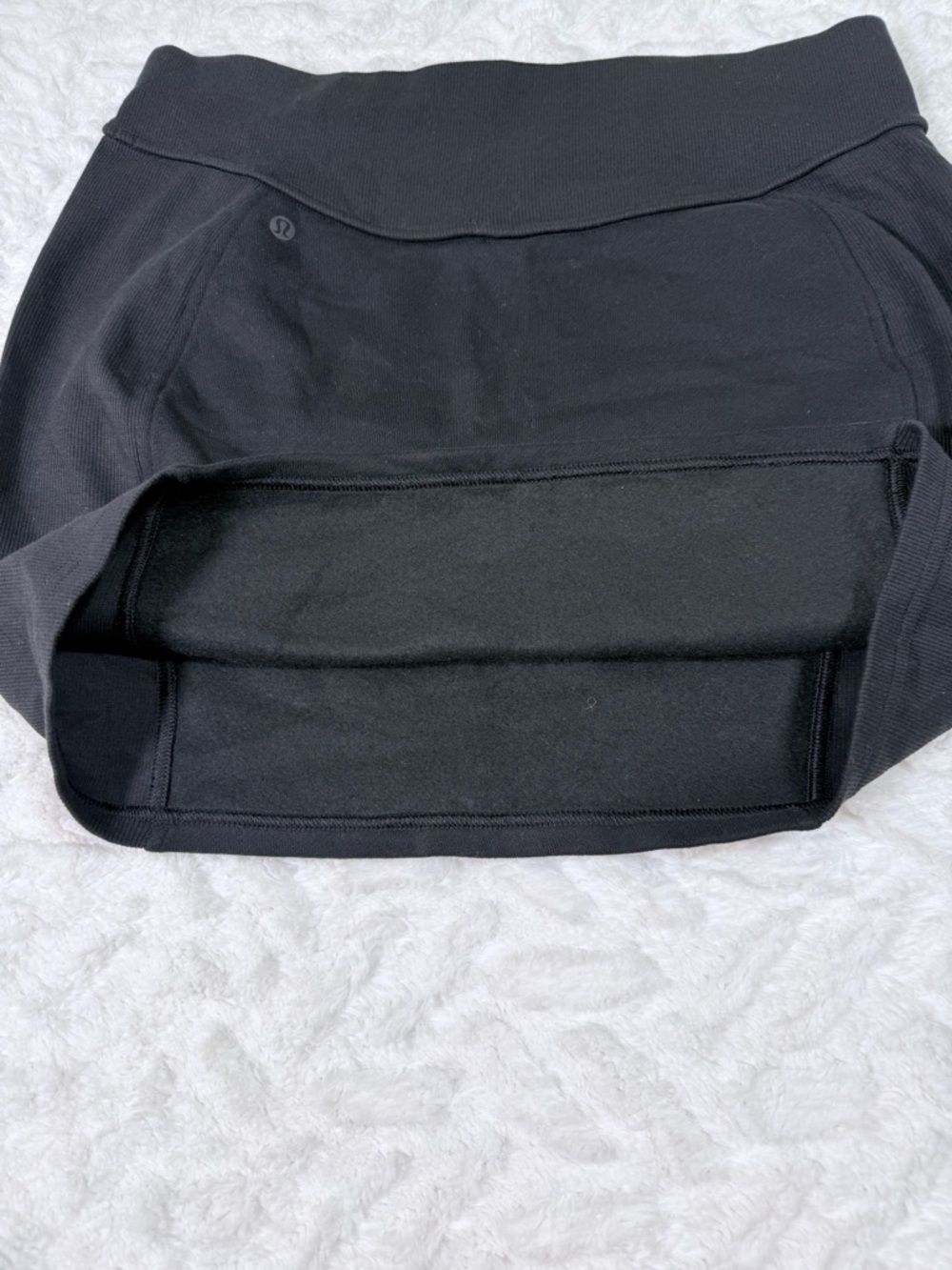 Lululemon Scuba HR high rise Black Performance Mini Skirt - NWT - size L - Picture 7 of 13